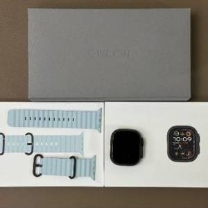 Apple Watch Ultra 2, Titanium Black,49mm + LTE with Ocean Blue Band