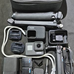 Gopro hero 7 black 90%new 功能全正常 送記憶卡 3電一充 帶 自拍棍  有袋