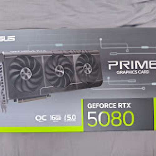 ASUS Prime GeForce RTX™ 5080 OC Edition 16GB GDDR7