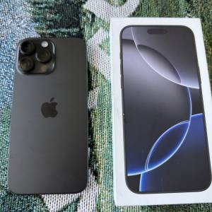 iPhone 16 pro max 黑色 512gb 有apple care+