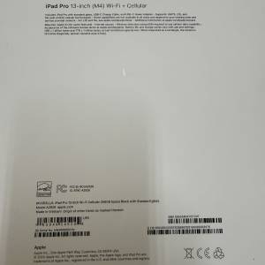 iPad Pro 13in M4 256GB + Cellular