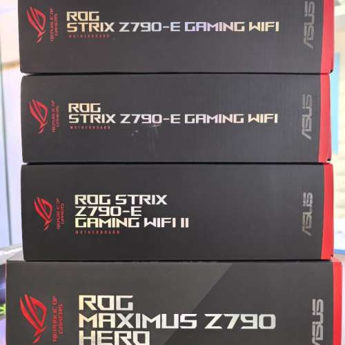 【即時送貨】ROG SRTIX Z790-E GAMING WIFI MAXIMUS Z790 HERO Z790 FORMULA Z890 ...