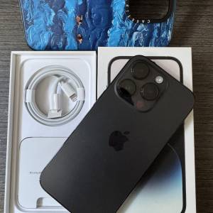 iPhone 14pro 256gb,港行黑色雙卡，電池健康度89，所有原裝，所有功能正常，全套齊...
