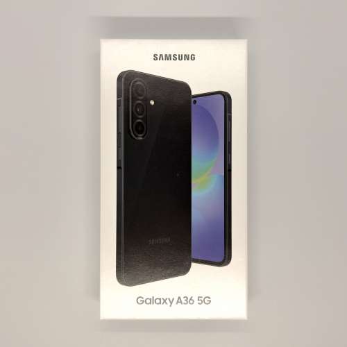 [全新未拆][行貨] Samsung Galaxy A36 5G 亮夜黑 8+256