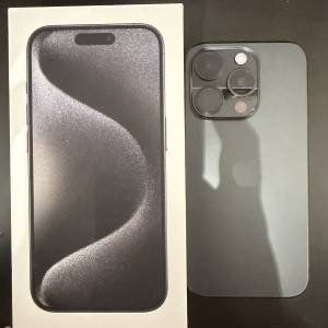 iPhone 15 pro 黑色行貨 128gb 仲有 Apple Care Plus