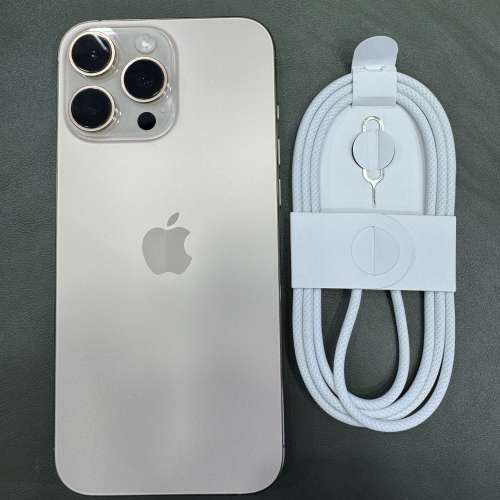 99%New iPhone 16 Pro Max 256GB 金色 香港行貨 蘋果保養到2026年7月6日 電池100% ...