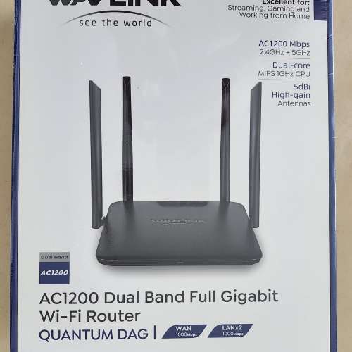 WAVLINK AC1200 雙頻路由器