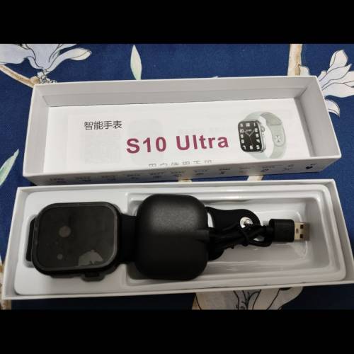 99%新黑色，s10 watch ultra 智能手錶