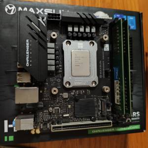 i3-12100 H610ITX主板 32GB RAM 12CM風扇塔散