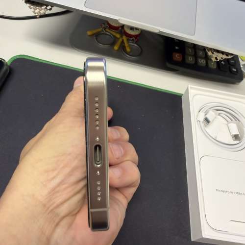 $5500 好新淨 iPhone 15 Pro Max 原鈦色 512GB 行貨