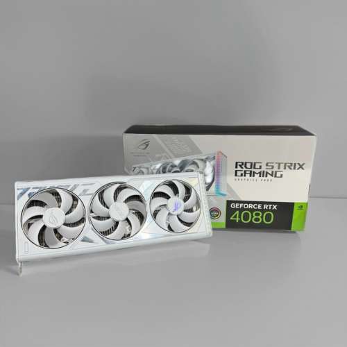 ASUS ROG 4080 罕有白色 齊盒齊配件 原廠保養至 2026-03-27 # 另外高價搵 4060 407...