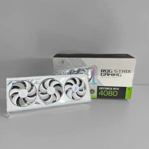ASUS ROG 4080 罕有白色 齊盒齊配件 原廠保養至 2026-03-27 # 另外高價搵 4060 407...
