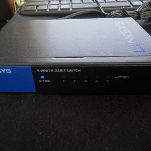 LinkSys LGS105 5Port Gigabit Switch 網絡交换器