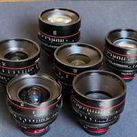 Canon CN-E Cine Prime Set, 14mm, 24mm, 35mm, 50mm, 85mm, 135mm 全畫幅專業電影鏡...