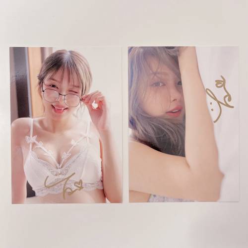 親簽🛑邱晴 晴之初 Mandy 寫真集 送2張簽名postcard 明信片 写真 香港 明星 女星 B...