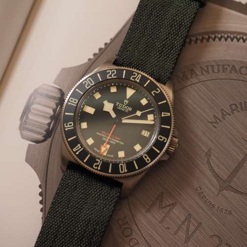 (full set 保養）25年帝舵 領潛 DATE Tudor Pelagos FXD GMT m2542g257nu-0002 42MM