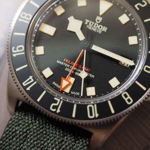 (full set 保養）25年帝舵 領潛 DATE Tudor Pelagos FXD GMT m2542g257nu-0002 42MM