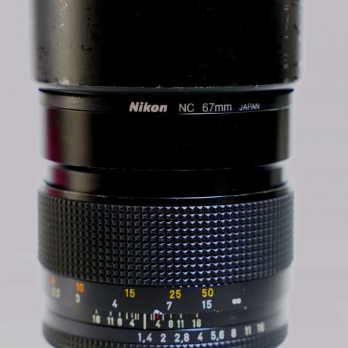 Contax CY 85mm F1.4  德國制. 連 Nikon NC filter