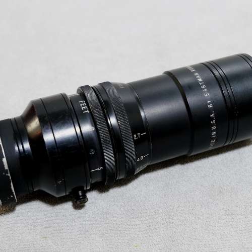 Kodak Anastigmat Cine 102mm F2.7 電影鏡. 近攝鏡. 美國制. M42 mount 罕有黑色