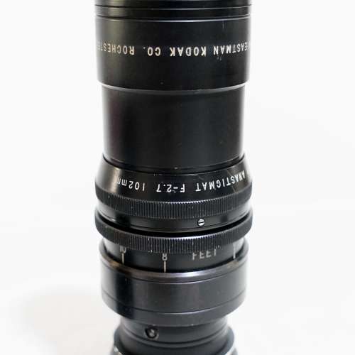 Kodak Anastigmat Cine 102mm F2.7 電影鏡. 近攝鏡. 美國制. M42 mount 罕有黑色
