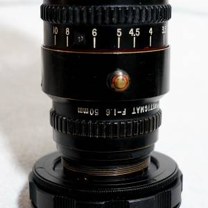 Kodak Anastigmat Cine 50mm F1.6  電影鏡, 近攝鏡. 罕有黑色, 已改 Sony NEX mount