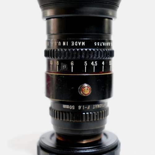 Kodak Anastigmat Cine 50mm F1.6  電影鏡, 近攝鏡. 罕有黑色, 已改 Sony NEX mount