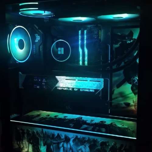 Intel® Core™ i7 10代 水冷RGB電競電腦主機，16G 記憶體* 512G SSD固態高速硬盤...