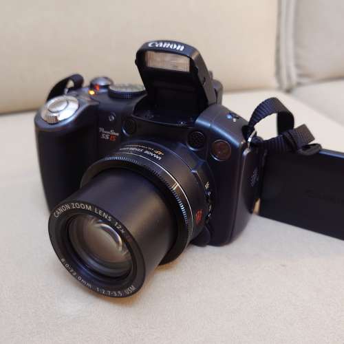 Canon PowerShot S5 IS 新淨CCD相機 數碼相機 12倍防震長鏡 有擰MON 反MON 旅行相機...