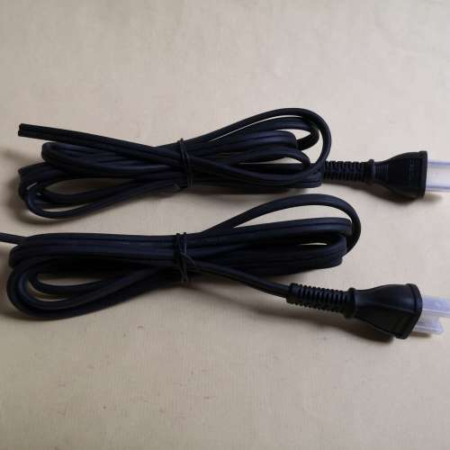 日本二腳電源線1.9m二條