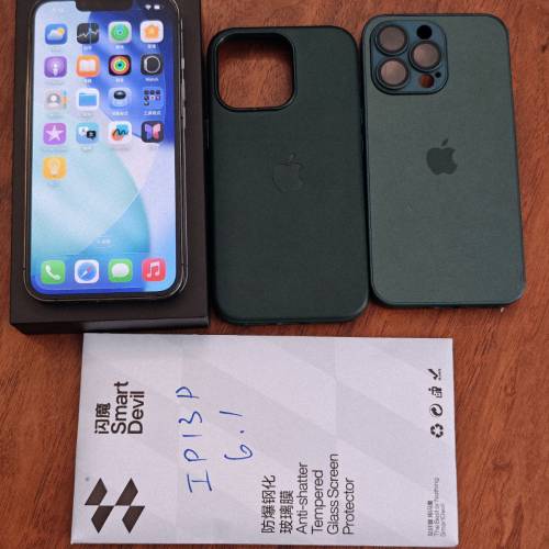 [95%]新 iphone 13pro黑色256gb有盒smartone購入