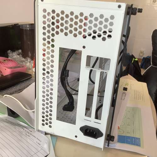 雙側透玻璃 matx 機箱 電腦機箱 中機箱 micro-atx case computer case 機殼 機架 透...