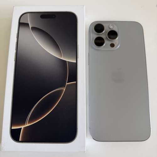 iPhone 16 pro max 256gb 原色 有保養 電池100%