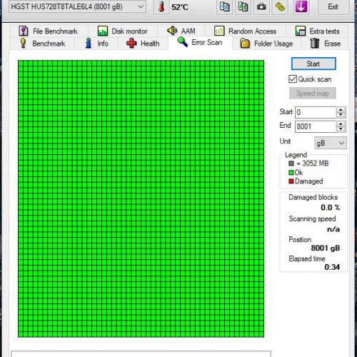 8TB WD / HGST Ultrastar Hard Disk HUS728T8TALE6L4