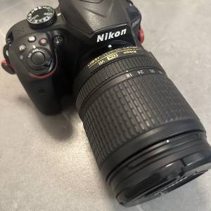 Nikon D3400 - 連18至140鏡頭及 35mm 1.8G定焦鏡