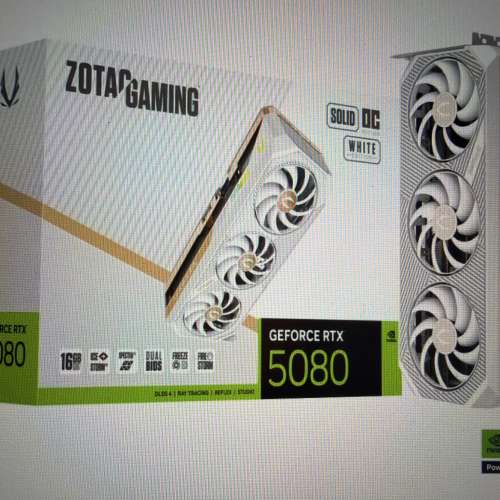大量平價出售全新電腦零件RTX 5080 ZOTAC 16GB GDDR7