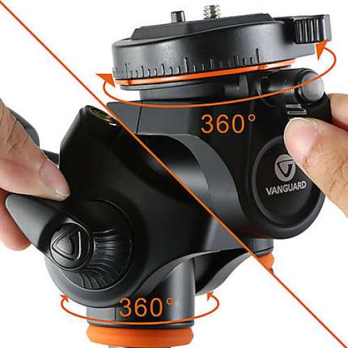 Vanguard Aluminium Tripod Espod CX 203 AP with PH-23 Pan Head (Black)