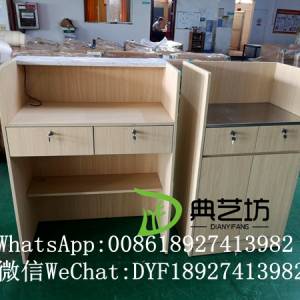 餐廳前台櫃相片，收銀櫃，抽屜儲物櫃，茶水櫃，餐廳不規則櫃子，訂造櫃子，櫃子相片...