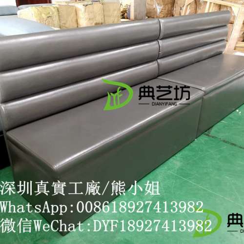 訂造拉釦梳化，bs7176防火證書梳化訂造，餐廳雙面卡位梳化定做，餐飲店傢俬工程，儲...