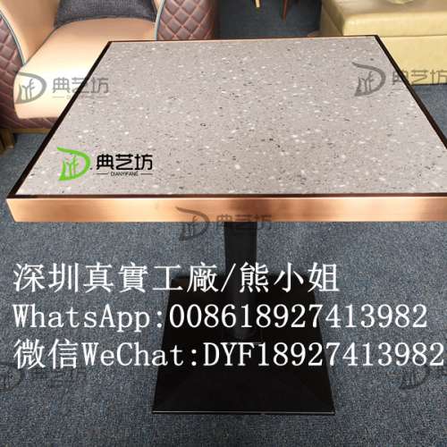 訂製抽屜儲物櫃餐枱，訂造不鏽鋼封邊大理石檯面餐廳細枱.石枱木枱定做,專業訂造雲石...