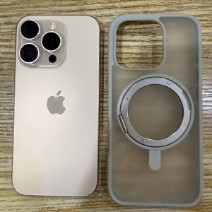 iPhone 16pro 256gb,港行金色鈦金屬，電池健康度97，過保，所有原裝，所有功能正常！