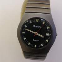 超薄Benytone Gun Metal Quartz Watch