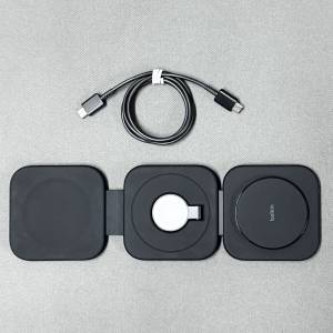 ⚠️見說明⚠️ Belkin MagSafe Foldable Charging Pad for Apple Watch / IPhone ...