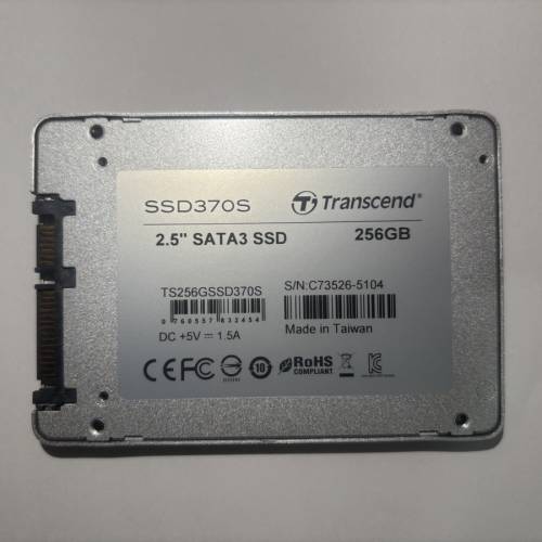 Transcend SSD370S 256GB MLC 2.5” SATA SSD