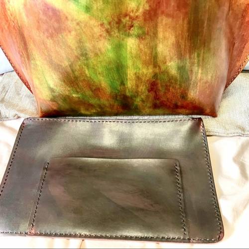 真皮全手工手袋和銀包！