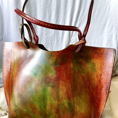 真皮全手工手袋和銀包！