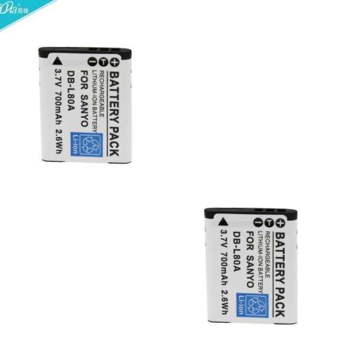 NIJIA DB-L80 Lithium-Ion Battery Pack For Sanyo Camera 代用鋰電池