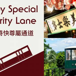 兩套成人山頂纜車紅鑽尊享 (特快尊屬通道)