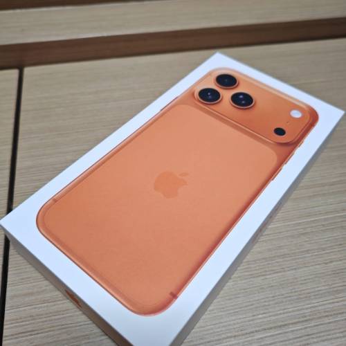 全新未開封iPhone 17 Pro Max 256GB 橙色 Apple Store貨 可cap email