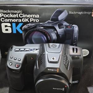 Blackmagic Design Pocket Cinema Camera 6K Pro for Canon EF 佳能 內置ND 有盒冇...