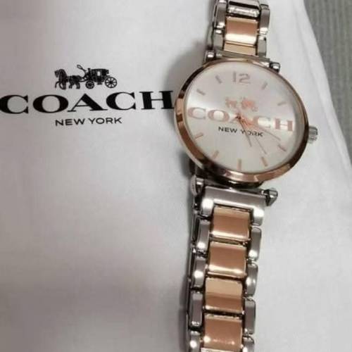 Coach 金銀間 女裝手錶